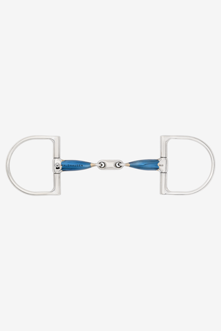 D-Ring Gebiss Dreiteilig Sweet Iron 16mm