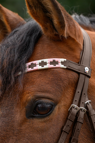 Pannband X-Line Polo Brun Rosa/Beige