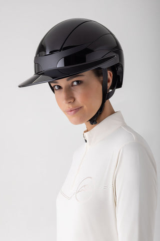 Ridhjälm Xanto Glossy Svart