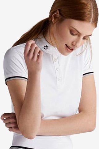 Cavalleria Toscana 3-Stripe Competition Polo