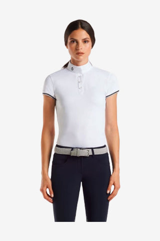 Cavalleria Toscana 3-Stripe Competition Polo