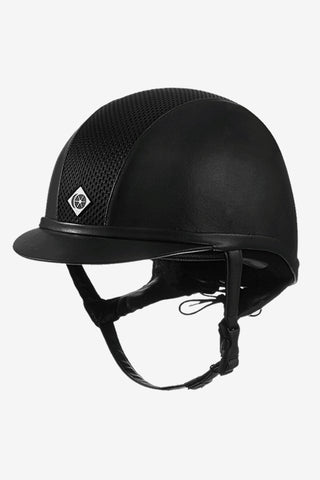 AYR8 Leatherlook Ridhjälm