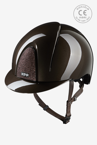 Ridhjälm Smart NOVA Metal Polish Star Brun/Brun