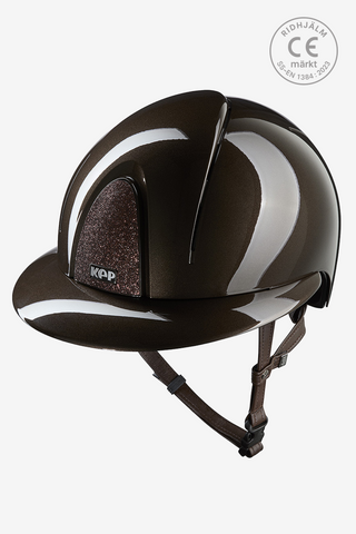 Ridhjälm Smart NOVA Metal Polish Star Polo Brun/Brun