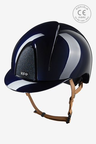 Ridhjälm Smart NOVA Metal Polish Star Beige strap Blå/Blå