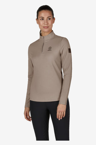 Eskadron Tröja Half-Zip Heritage 26/27 Ash på modell framifrån