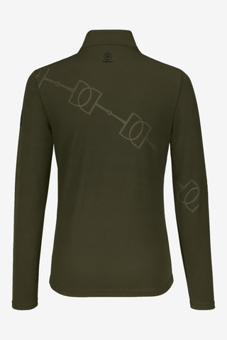Eskadron Tröja Half-Zip Heritage 26/27 Deep Moss bakifrån