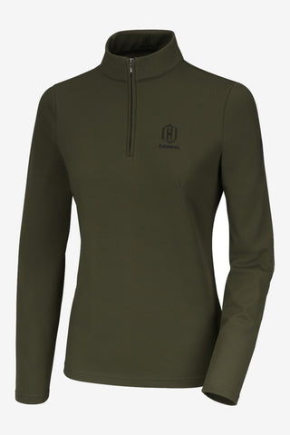 Eskadron Tröja Half-Zip Heritage 26/27 Deep Moss framifrån