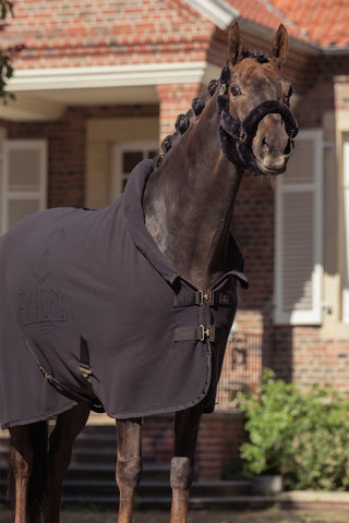 Fleecetäcke med hals Heritage AW25 Black Truffle