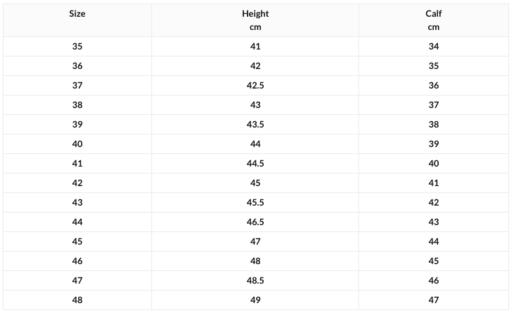 Size Guide