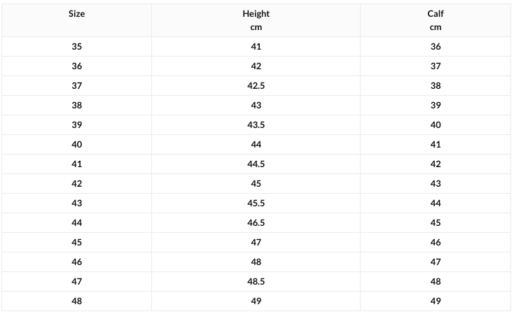 Size Guide