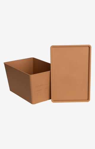 Foderlåda m Lock 7L Beige