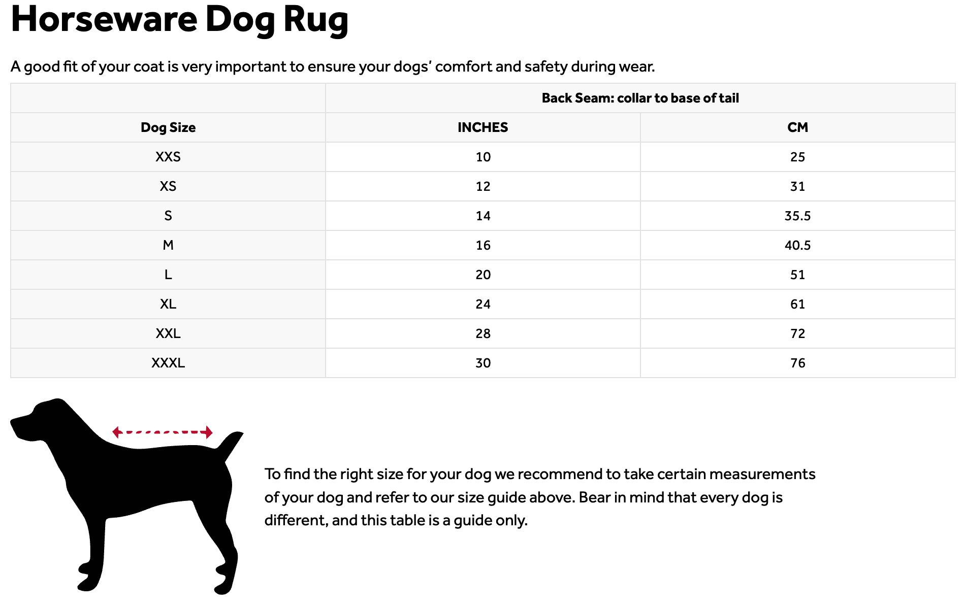 Size Guide