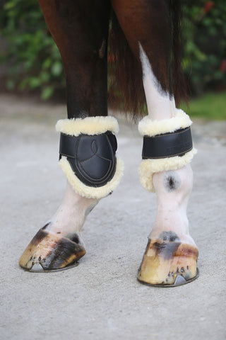 Sheepskin Leather Fetlock Boots