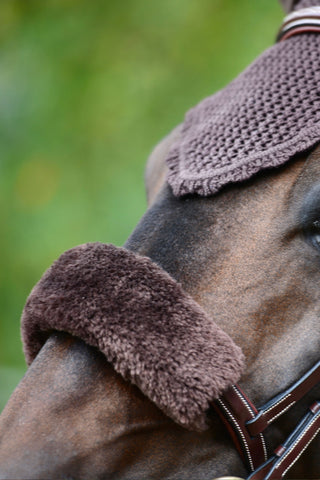 Sheepskin Noseband Cover