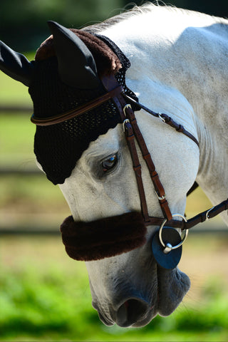 Sheepskin Noseband Cover