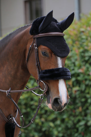 Sheepskin Noseband Cover