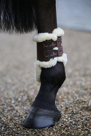 Sheepskin Fetlock Boots Elastic