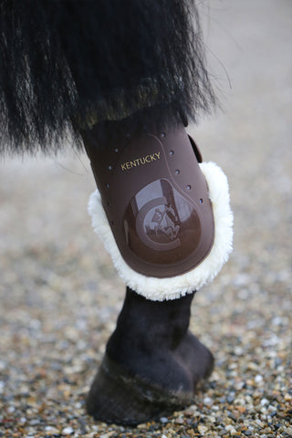 Sheepskin Fetlock Boots Elastic