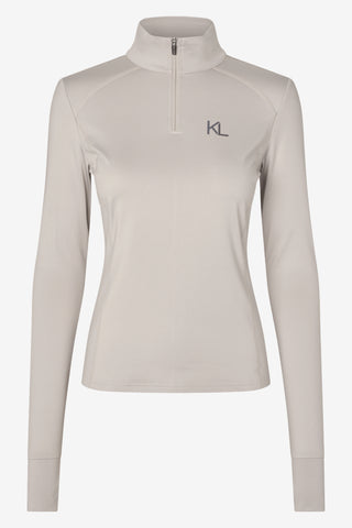 KLAnastasia träningströja Beige Dove – fram