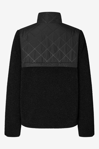 KLAntonie Fleecetröja unisex svart – bak