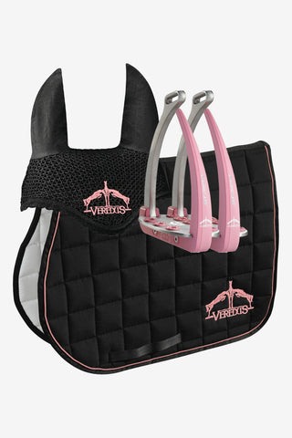 Set logga Svart/Ljusrosa