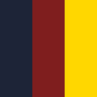 Navy Bordeaux/Guld