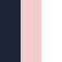 Navy Rosa/Vit
