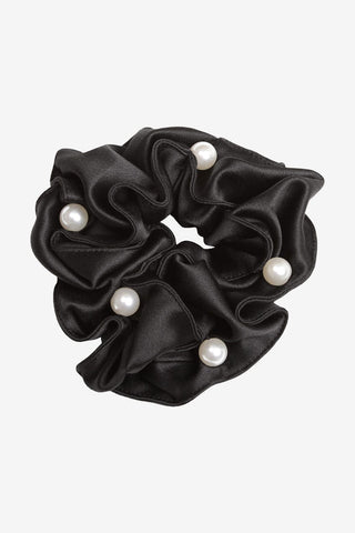 SD Design Satin Pearl Scrunchie