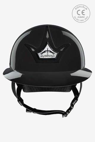 Ridhjälm GST Vita Glossy Svart